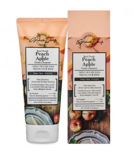 Grace Day Пенка для умывания с экстрактами персика и яблока Real Fresh Peach & Apple Foam Cleanser