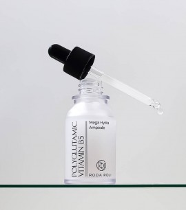 Roda Roji Сыворотка с полиглутаминовой кислотой и пантенолом Polyglutamic Vitamin B5 Mega Hydra Ampoule