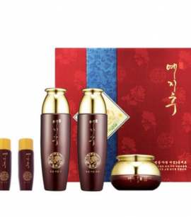 Yezihu Набор по уходу за кожей с красным женьшенем Jamueng Gold Red Ginseng Skin Care 3 Set