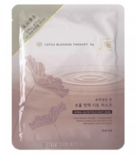 Welcos Маска-салфетка с экстрактом лотоса Lotus Blossom Therapy By Yeon Boyul Lifting Sheet Mask