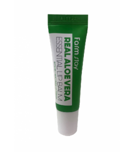 FarmStay Бальзам для губ с алоэ Real Aloe Vera Essential Lip Balm