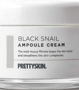 Pretty Skin Ампульный крем с муцином черной улитки Black Snail Ampoule Cream