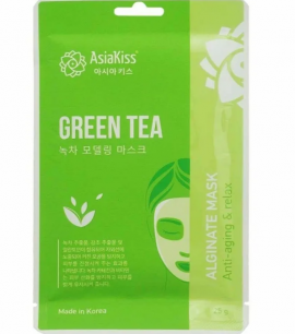 AsiaKiss Альгинатная маска с экстрактом зеленого чая - Green Tea Alginate Mask 25 гр