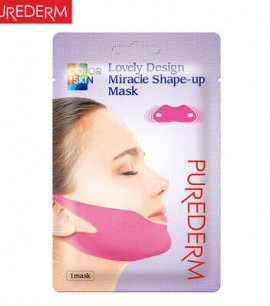Purederm Маска-бандаж для подбородка Lovely Design Miracle Shape-Up Mask
