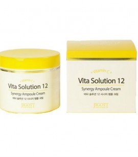 Jigott Витаминный ампульный крем для лица Vita Solution 12 Synergy Ampoule Cream