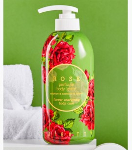 Jigott Парфюмированный лосьон для тела с экстрактом розы Rose Perfume Body Lotion