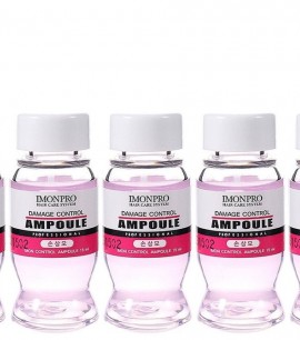 Imonpro Комплект 5шт Ампула для поврежденных волос (розовая) Damage Control Ampoule Professional hair ampoule