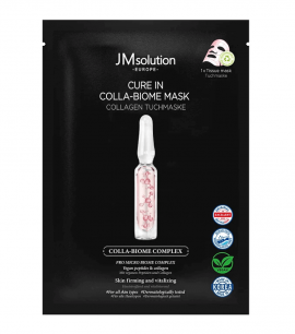 JMsolution Подтягивающая тканевая маска-салфетка с коллагеном JMsolution Europe Cure In Colla-Biome Mask