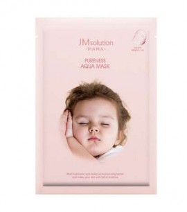 JMsolution Маска-салфетка увлажняющая гипоаллергенная Mama Pureness Aqua Mask