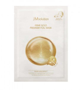 JMsolution Трехслойная увлажняющая маска с коллоидным золотом Prime Gold Premium Foil Mask