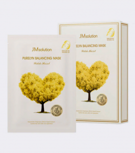 JMsolution Маска-салфетка балансирующая Желтая Purelyn Balancing Mask Yellow