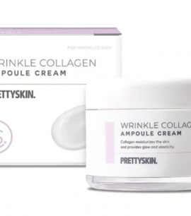 Pretty Skin Антивозрастной ампульный крем с коллагеном Wrinkle Collagen Ampoule Cream