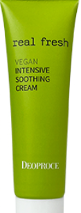Deoproce Освежающий увлажняющий крем миниатюра Real Fresh Vegan Intensive Soothing Cream