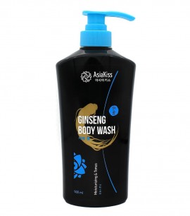AsiaKiss Гель для душа с экстрактом женьшеня Ginseng body wash moisturizing & tonus