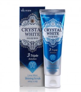 Mukunghwa Отбеливающая зубная паста с ароматом лайма и мяты Crystal White
