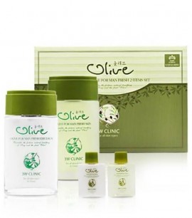 3W Clinic Набор для комплексного ухода за мужской кожей  Olive For Man Fresh 2 Items Set