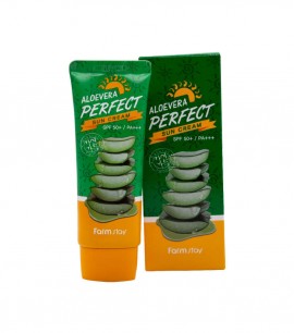 Farmstay Крем солнцезащитный AloeVera Perfect Sun Cream SPF 50+/PA+++