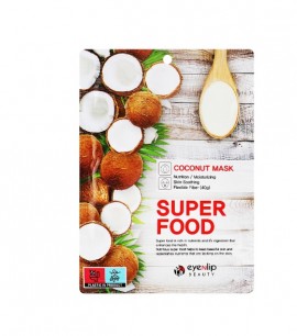 Eyenlip Маска-салфетка с экстрактом кокоса Super Food Coconut Mask